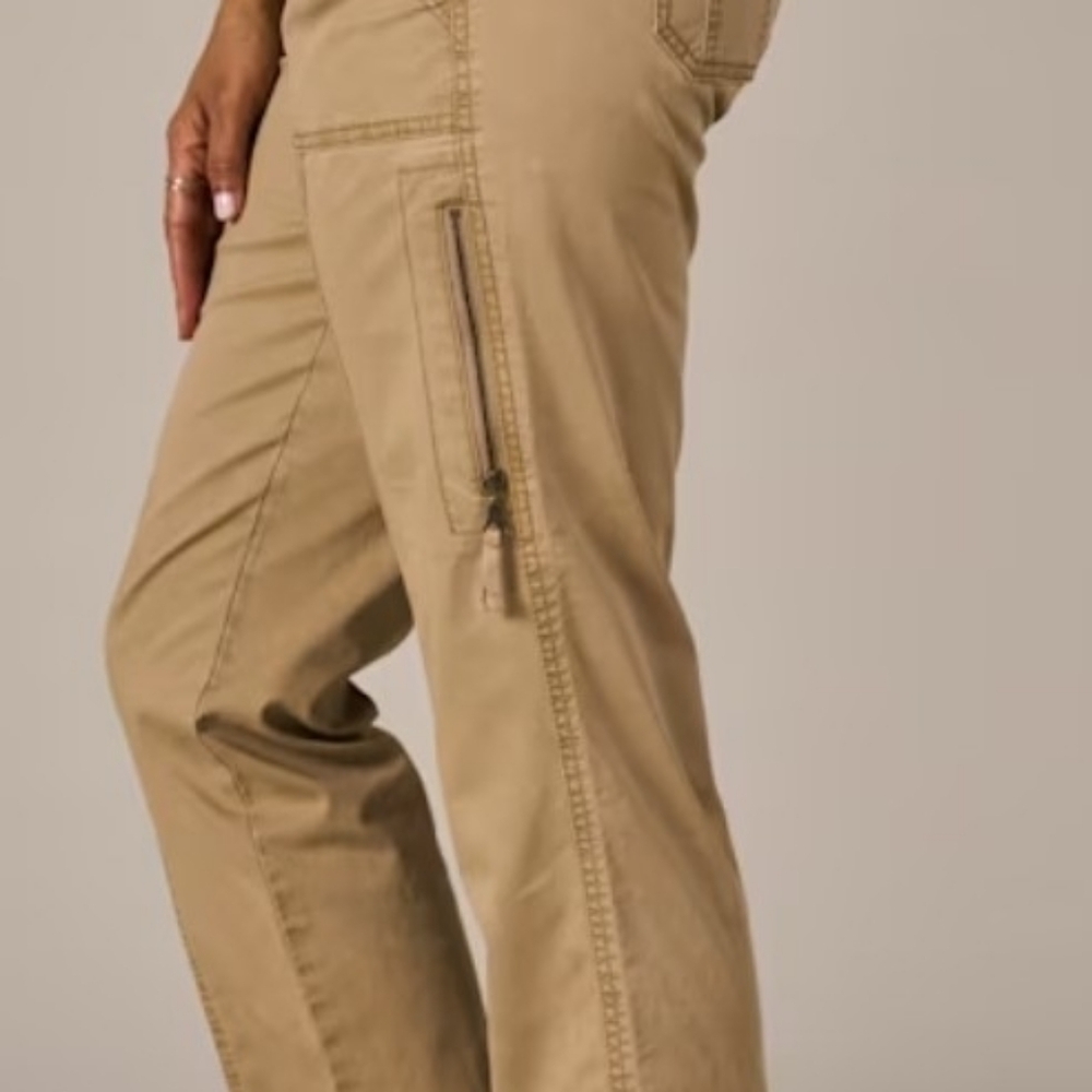 Natural Reflections Tan Cargo Pants for Women - Picture 15 of 15